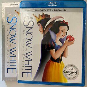 Disney Snow White and the Seven Dwarfs Blu-ray Disc Only w/ Slipcover (No DVD)